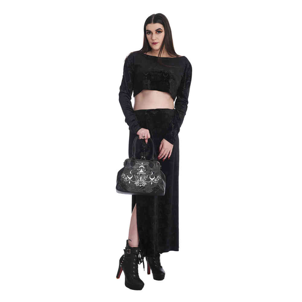 Banned - Chandelier Crop top - Black